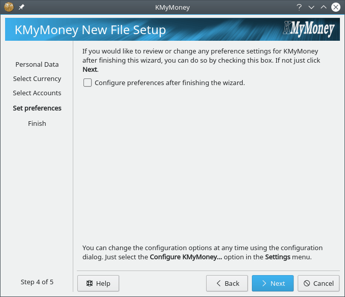 Filename selection page