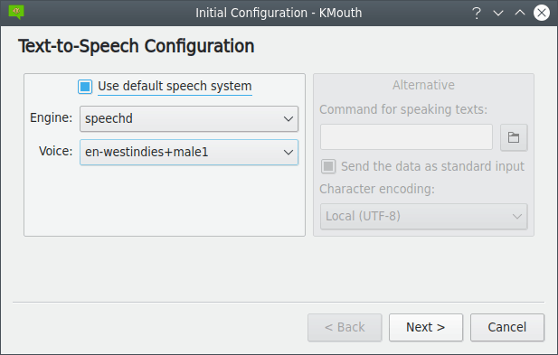 Text-to-Speech Configuration