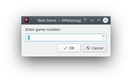 Start a Numbered Game Dialog