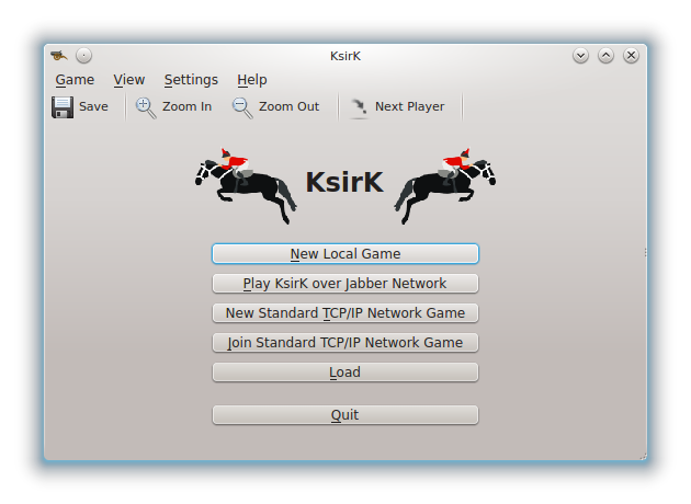 Main menu
