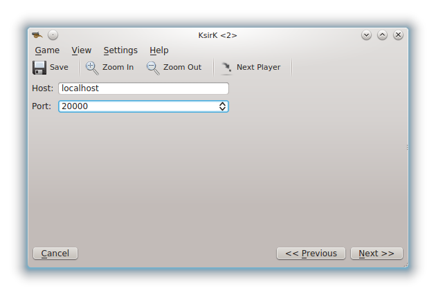 Joining network game dialog