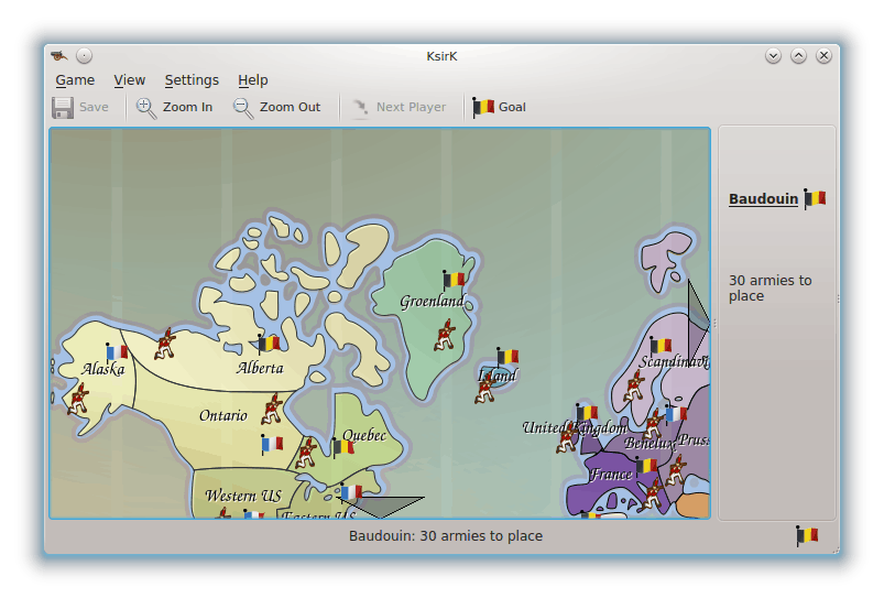 Placing armies