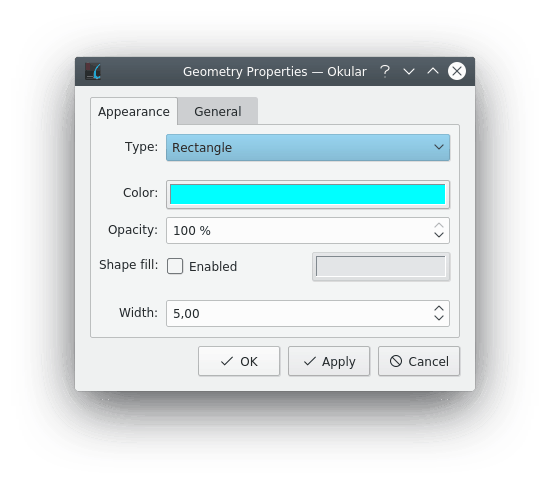 Annotation Property Dialog