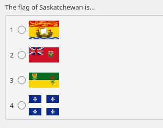 match the flag with the province