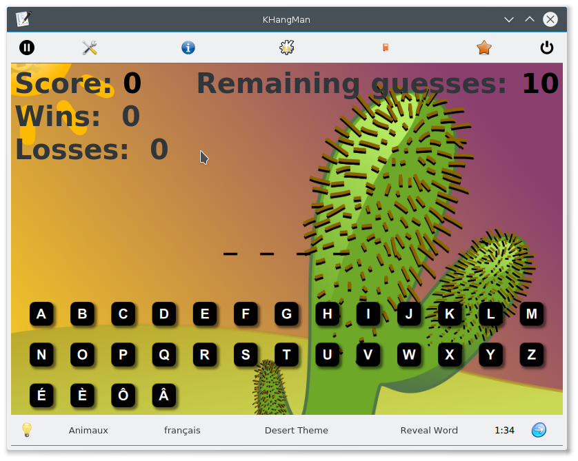KHangMan Desert theme