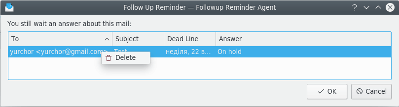 Configure Follow Up Reminder Agent