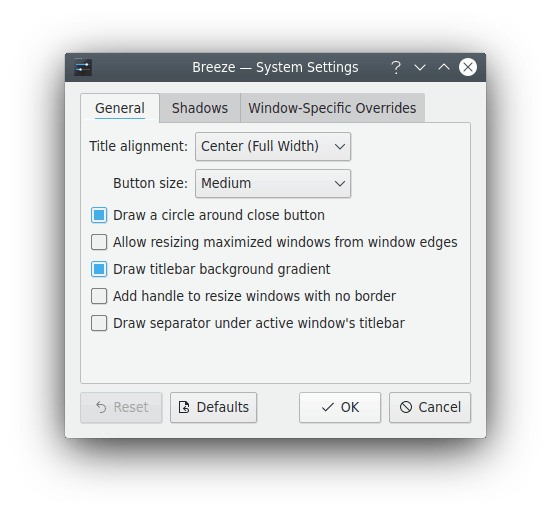 Breeze Decoration Options