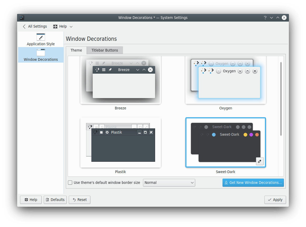 Modul Konfigurasi Dekorasi Window