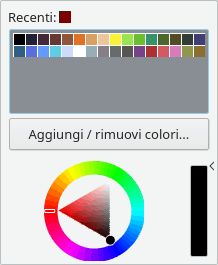 Il selettore dei colori