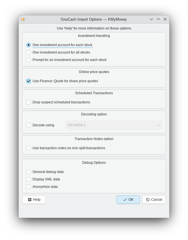 gnucash importalternativ