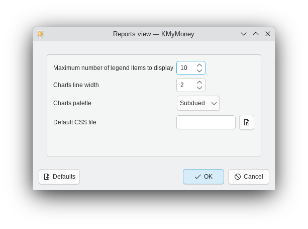 Inställning av rapportinsticksprogram