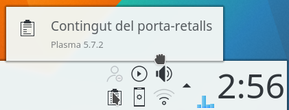 La icona del Klipper