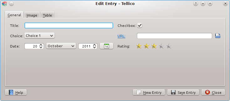Der Eintrags-Editor