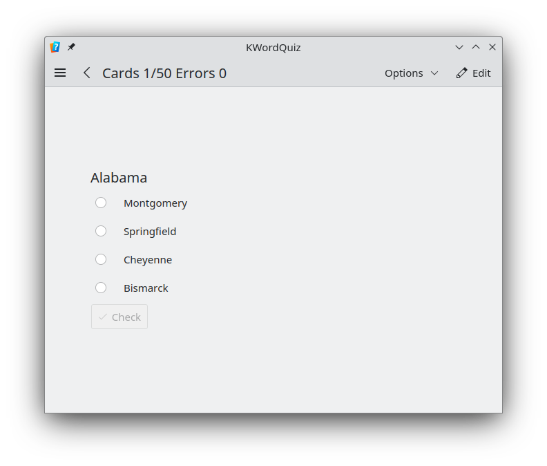 Multiple Choice Session