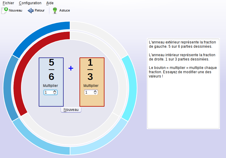 Mode apprentissage de KBruch
