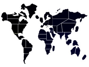 Uma máscara do mapa de exemplo