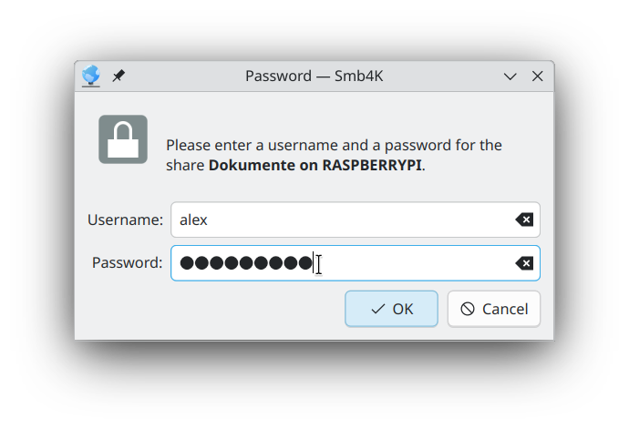 Диалог аутентификации