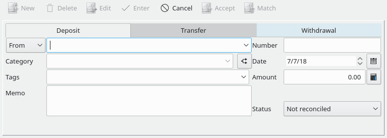 Transaction Form