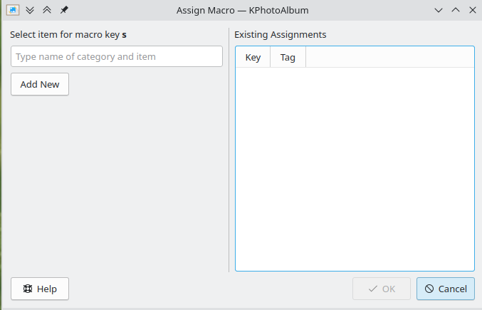 Step 1 - assigning a macro to the key s