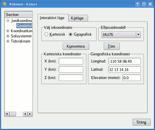 Geodetiska koordinater