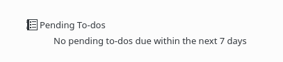 Connector Llista de tasques pendents per al resum de Kontact