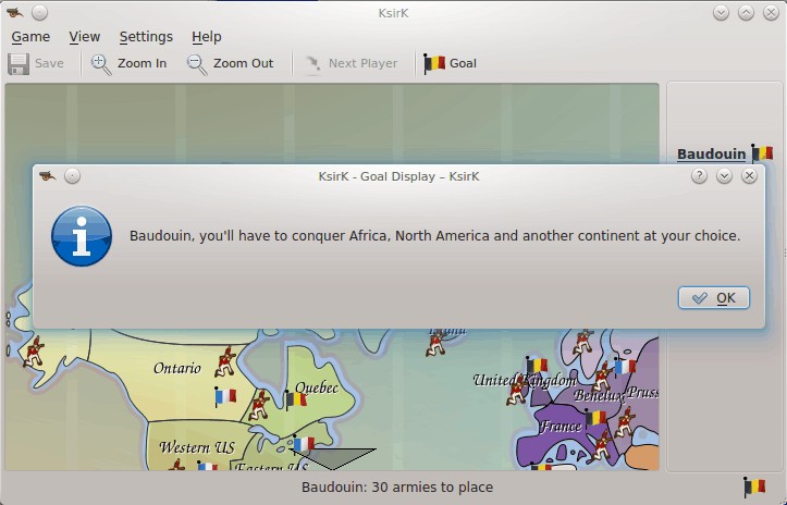 El diàleg «Mostra l'objectiu»