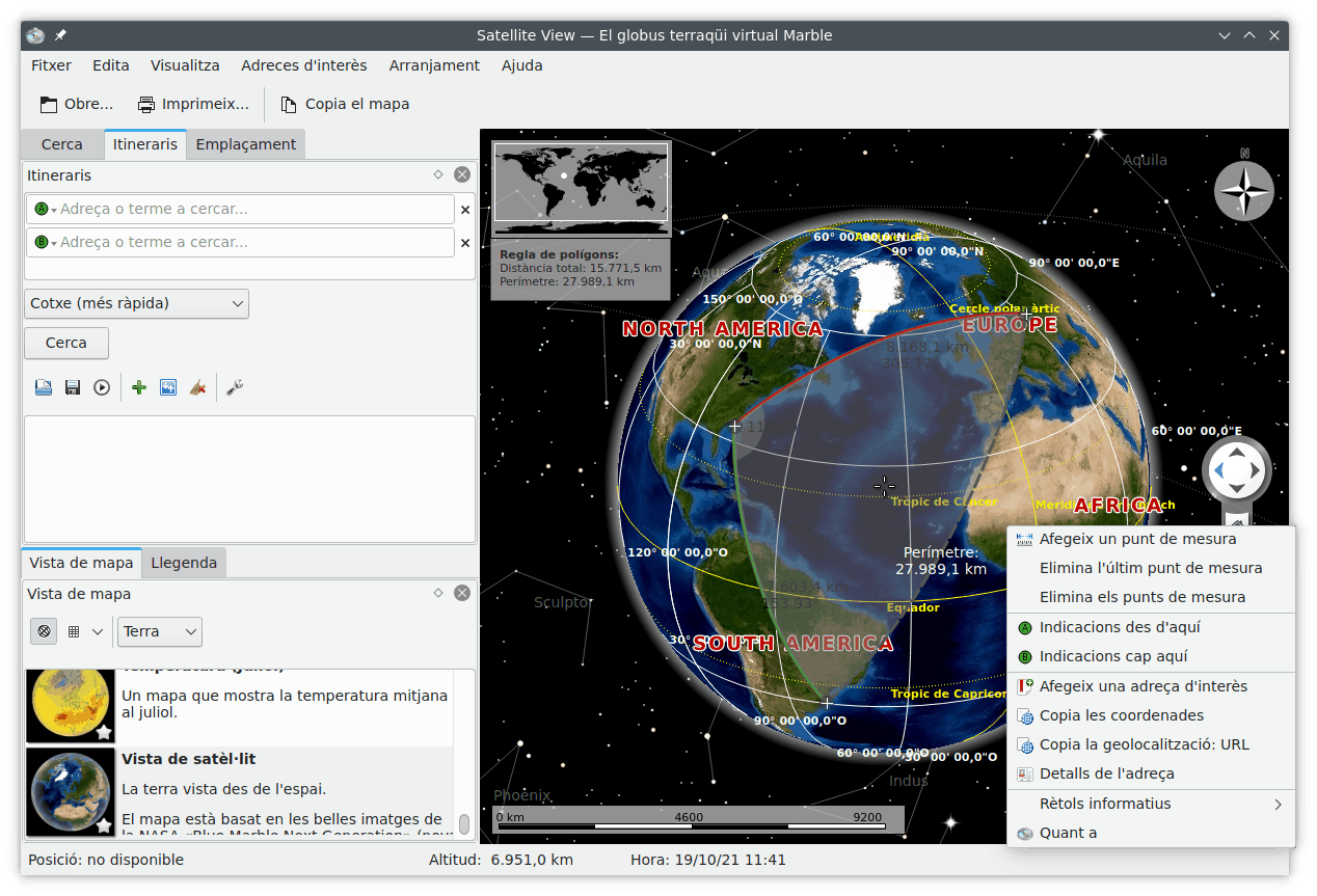 Mesurant distàncies amb el Marble