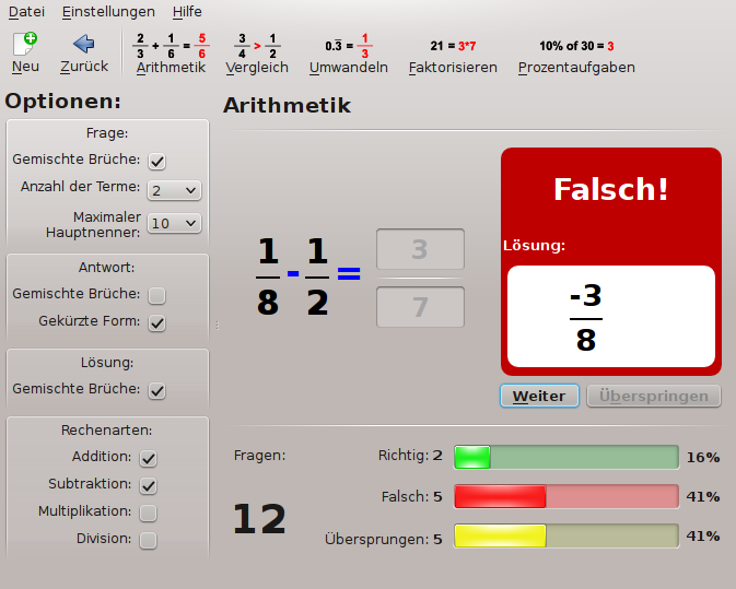 Überprüfte Aufgabe