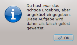 Ungekürztes Ergebnis