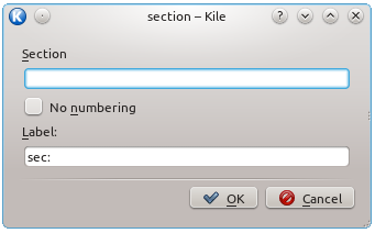 Dialog: insert chapter command