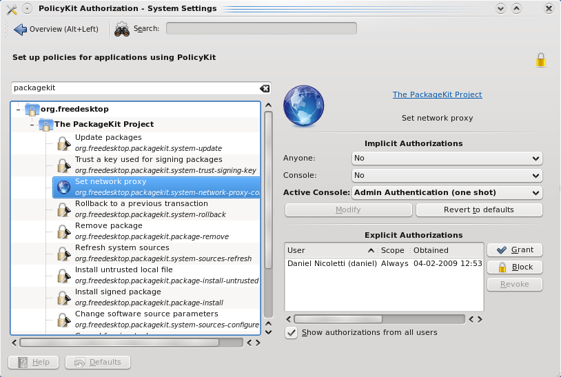 Main window with source device