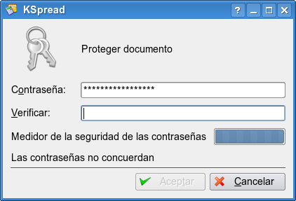 El diálogo Proteger documento