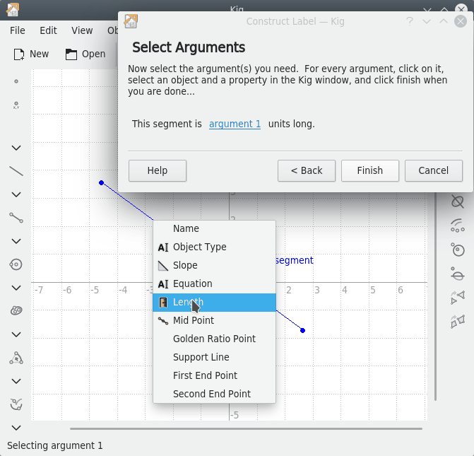 Selezionare una proprietà per una parte variabile