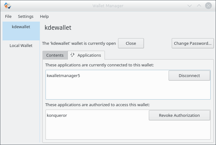 La scheda Applicazioni