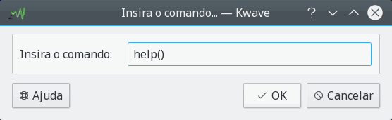 Captura de tela do plugin digitar comando